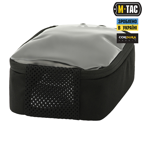 M-Tac органайзер утилітарний прозорий Elite Small (22х14 см) Black. Фото 4
