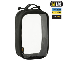 M-Tac органайзер утилітарний прозорий Elite Small (22х14 см) Black. Фото 3