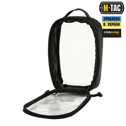 M-Tac органайзер утилітарний прозорий Elite Small (22х14 см) Black. Фото 5