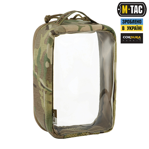 M-Tac органайзер утилітарний прозорий Elite Small (22х14 см) Multicam. Фото 3