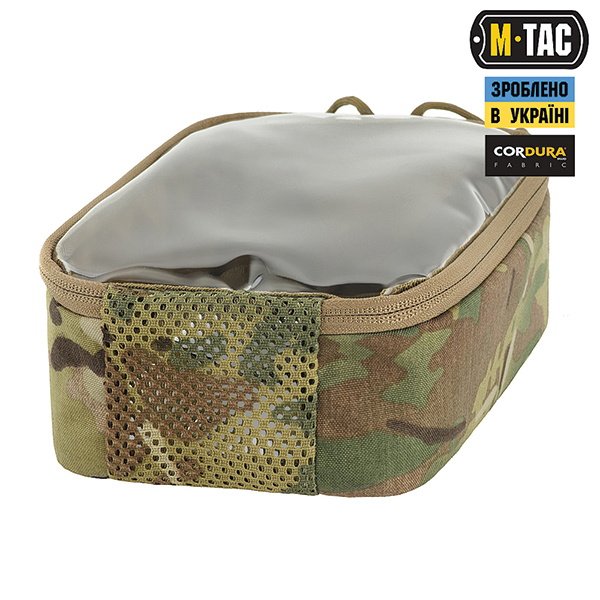 M-Tac органайзер утилітарний прозорий Elite Small (22х14 см) Multicam. Фото 4