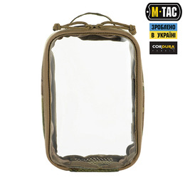 M-Tac органайзер утилітарний прозорий Elite Small (22х14 см) Multicam. Фото 2