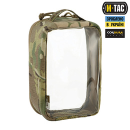 M-Tac органайзер утилітарний прозорий Elite Small (22х14 см) Multicam. Фото 3