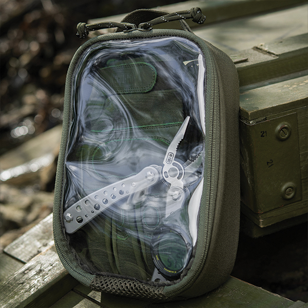M-Tac органайзер утилітарний прозорий Elite Small (22х14 см) Ranger Green. Фото 8