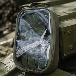 M-Tac органайзер утилітарний прозорий Elite Small (22х14 см) Ranger Green. Фото 8