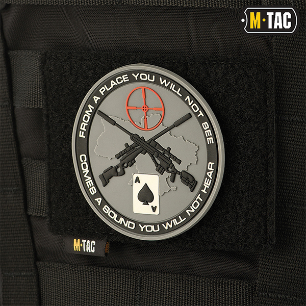 M-Tac панель для нашивок на MOLLE 120x85 Black. Фото 7