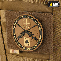 M-Tac панель для нашивок на MOLLE 120x85 Coyote. Фото 8