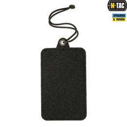 M-Tac панель для нашивок підвісна з кишенею для ID-картки Black