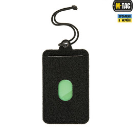 M-Tac панель для нашивок підвісна з кишенею для ID-картки Black