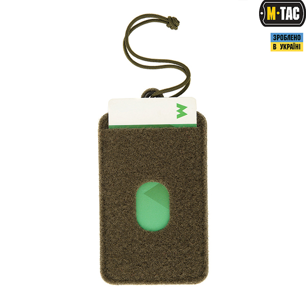 M-Tac панель для нашивок підвісна з кишенею для ID-картки Olive. Фото 2