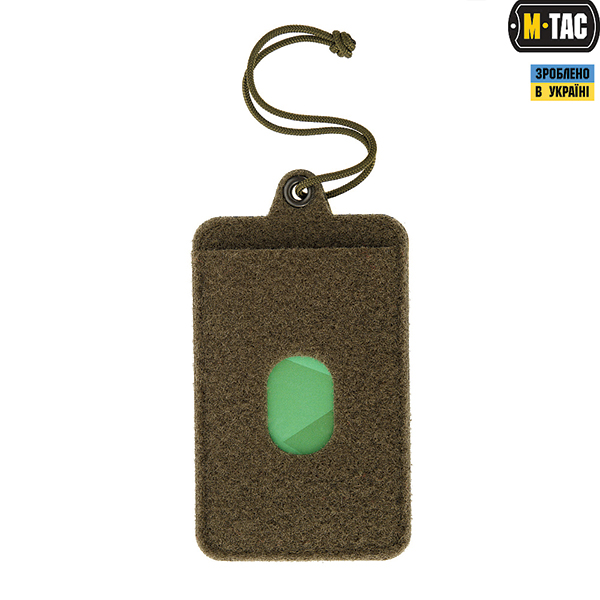 M-Tac панель для нашивок підвісна з кишенею для ID-картки Olive. Фото 3