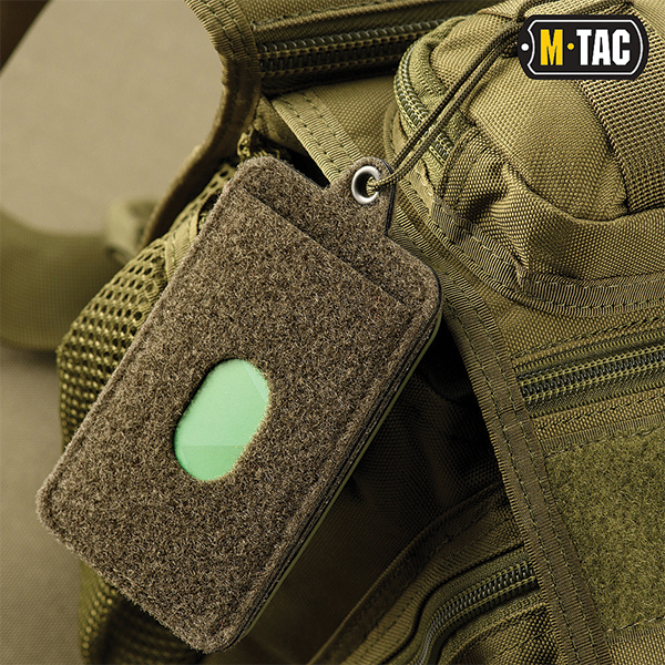M-Tac панель для нашивок підвісна з кишенею для ID-картки Olive. Фото 8