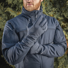 M-Tac рукавички демісезонні Soft Shell Dark Navy Blue. Фото 11