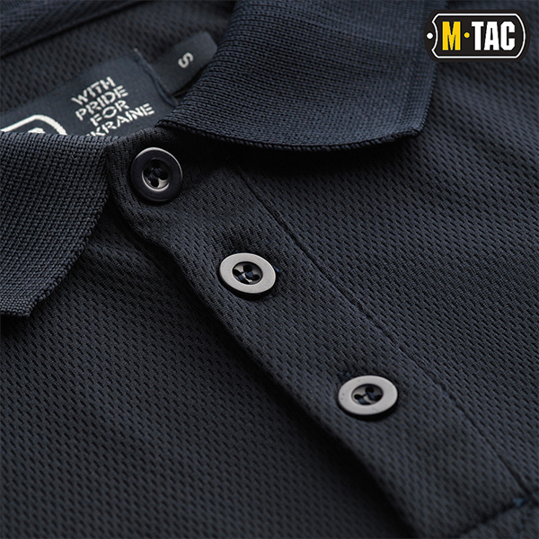 M-Tac поло Elite Tactical Coolmax Dark Navy Blue. Фото 9