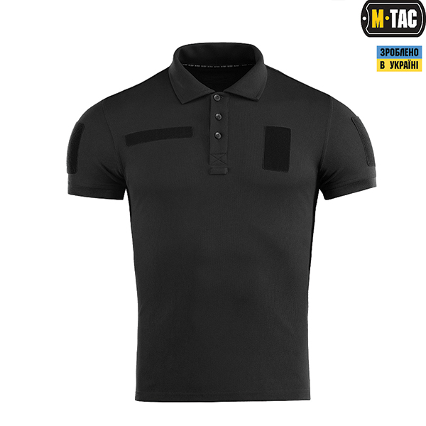 M-Tac поло тактичне 65/35 Black. Фото 2