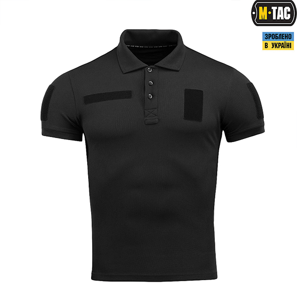 M-Tac поло тактичне Polyester Black. Фото 2