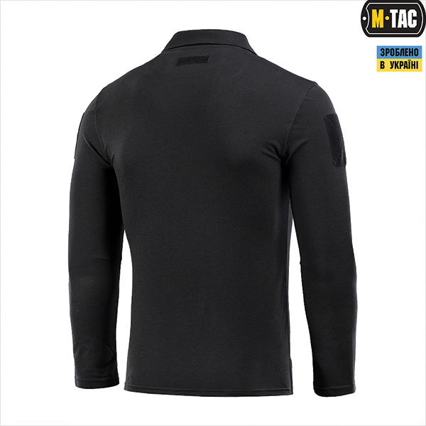 M-Tac поло тактичне довгий рукав 65/35 Black. Фото 4