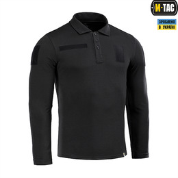 M-Tac поло тактичне довгий рукав 65/35 Black. Фото 3