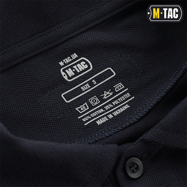 M-Tac поло тактичне довгий рукав 65/35 Dark Navy Blue. Фото 11