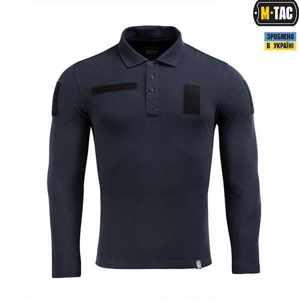 M-Tac поло тактичне довгий рукав 65/35 Dark Navy Blue. Фото 2