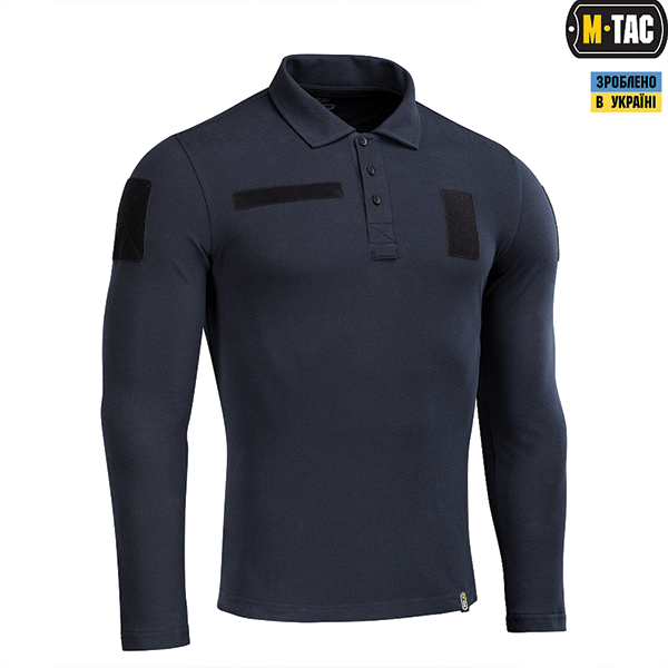 M-Tac поло тактичне довгий рукав 65/35 Dark Navy Blue. Фото 3