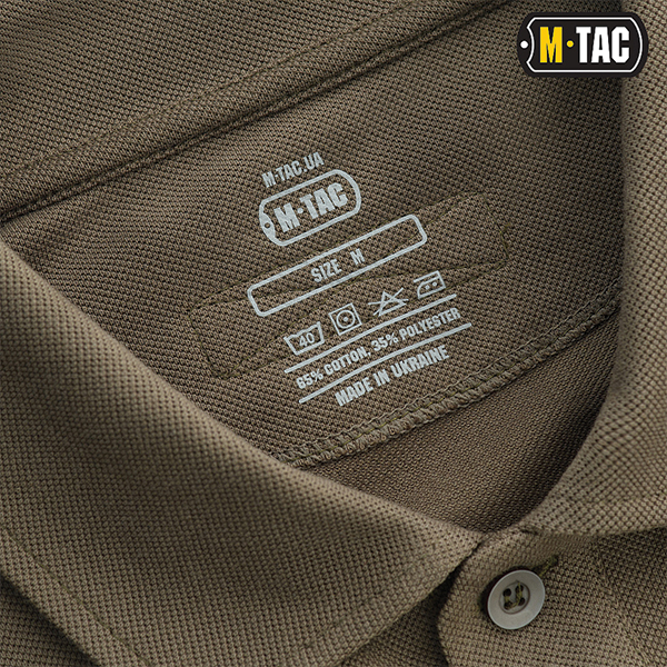 M-Tac поло тактичне довгий рукав 65/35 Dark Olive. Фото 11