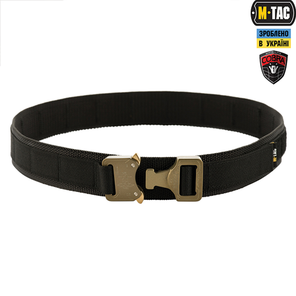 M-Tac ремінь Cobra Buckle Tactical Belt Black. Фото 2