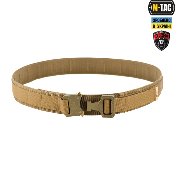 M-Tac ремінь Cobra Buckle Tactical Belt Coyote. Фото 2