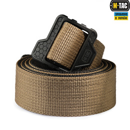 M-Tac ремінь Double Duty Tactical Belt Hex Coyote/Black. Фото 4