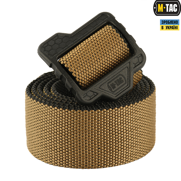 M-Tac ремінь Double Sided Lite Tactical Belt Hex Coyote/Black. Фото 4
