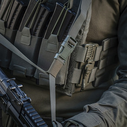 M-Tac ремінь збройовий трьохточковий Ranger Green. Фото 8