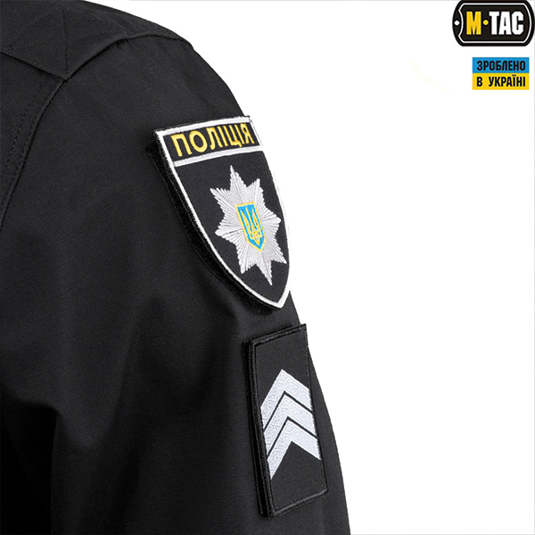 M-Tac сорочка Police Elite Flex ріп-стоп Black. Фото 4