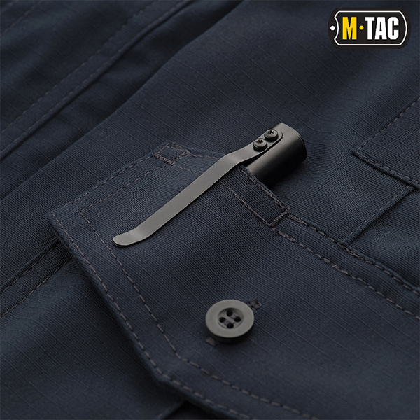M-Tac сорочка Police Elite Flex ріп-стоп Dark Navy Blue. Фото 11