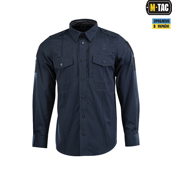 M-Tac сорочка Police Elite Flex ріп-стоп Dark Navy Blue. Фото 2