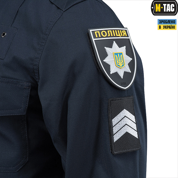 M-Tac сорочка Police Elite Flex ріп-стоп Dark Navy Blue. Фото 6