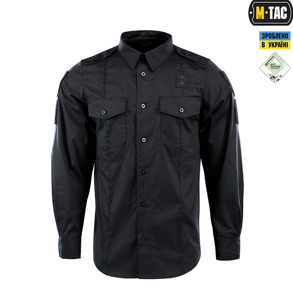 M-Tac сорочка Police Lightweight Flex ріп-стоп Black. Фото 2