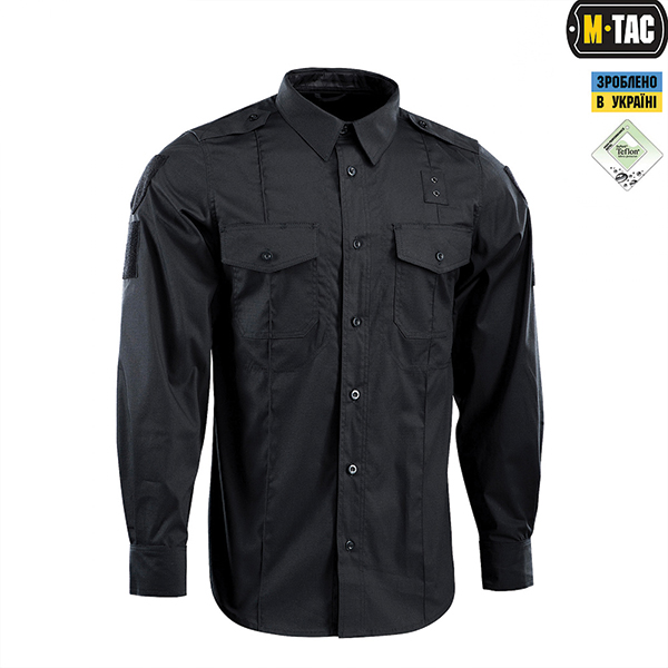 M-Tac сорочка Police Lightweight Flex ріп-стоп Black. Фото 3