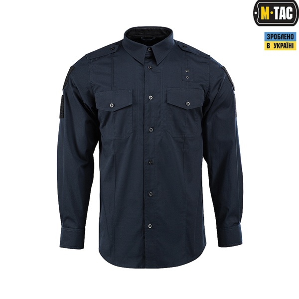 M-Tac сорочка Police Lightweight Flex ріп-стоп Dark Navy Blue. Фото 2