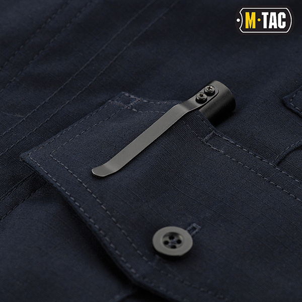 M-Tac сорочка Police Lightweight Flex ріп-стоп Dark Navy Blue. Фото 9