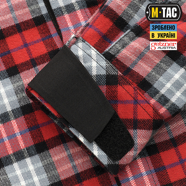 M-Tac сорочка Redneck Cotton Shirt Red. Фото 5
