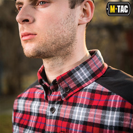 M-Tac сорочка Redneck Cotton Shirt Red. Фото 17