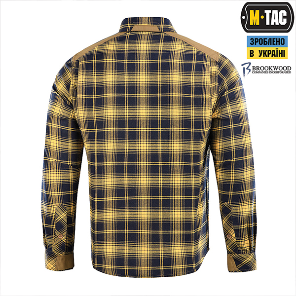 M-Tac сорочка Redneck Shirt Navy Blue/Yellow. Фото 4
