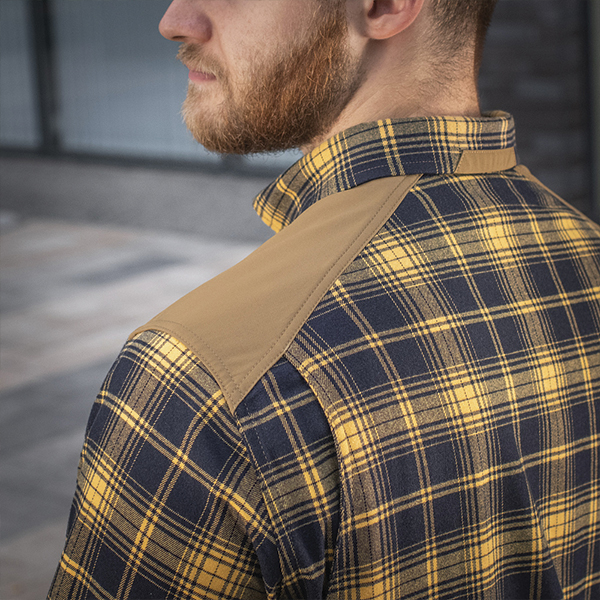 M-Tac сорочка Redneck Shirt Navy Blue/Yellow. Фото 9