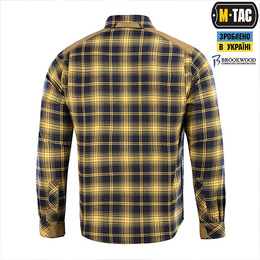 M-Tac сорочка Redneck Shirt Navy Blue/Yellow. Фото 4
