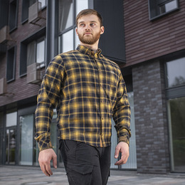 M-Tac сорочка Redneck Shirt Navy Blue/Yellow. Фото 5