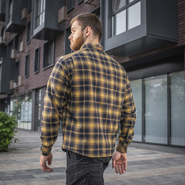 M-Tac сорочка Redneck Shirt Navy Blue/Yellow. Фото 8