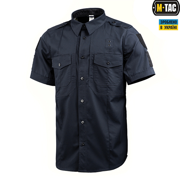 M-Tac сорочка з коротким рукавом Police Flex ріп-стоп Dark Navy Blue