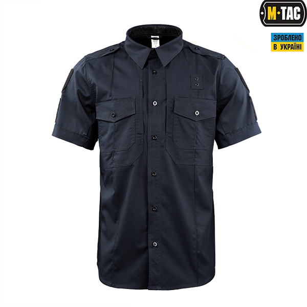 M-Tac сорочка з коротким рукавом Police Flex ріп-стоп Dark Navy Blue. Фото 2