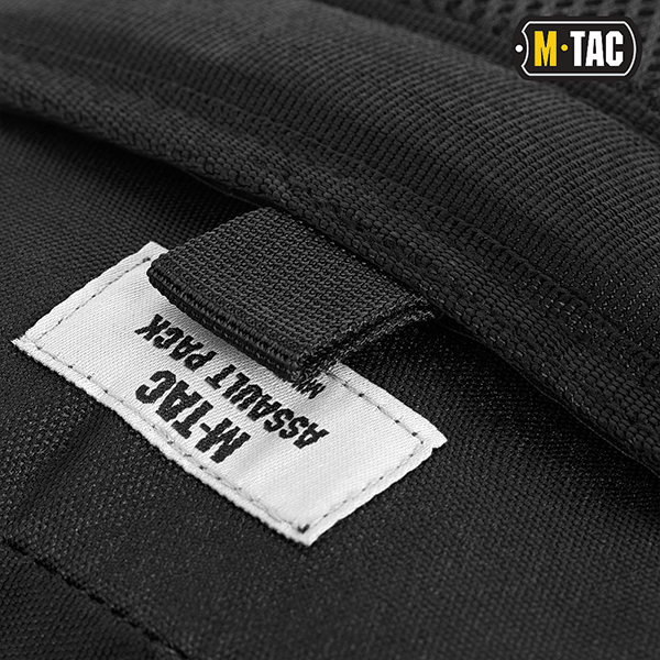 M-Tac рюкзак Assault Pack Laser Cut Black. Фото 5
