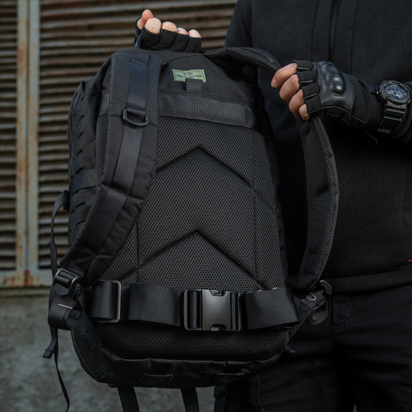 M-Tac рюкзак Large Assault Pack Laser Cut Black. Фото 14